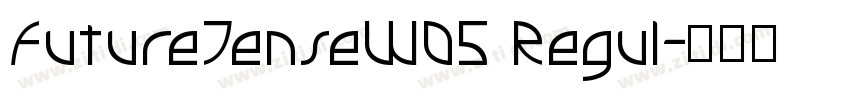 FutureTenseW05 Regul字体转换